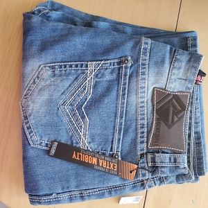 Rock and Roll Denim Jeans 33x36
